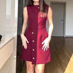 Slim-Fit A-Line Mini Dress
