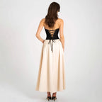Women's Lace-Trim Midi Dress