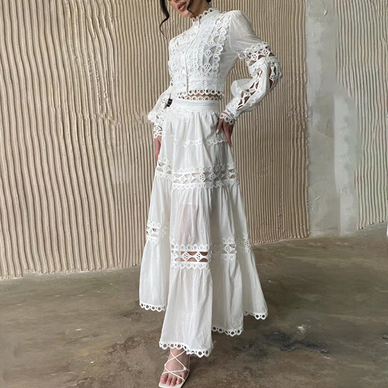 Women's Vintage Princess-Sleeve Suit Set