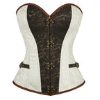 Gothic Apricot Brown Vintage Court Girdling Bodybuiding Top Supply