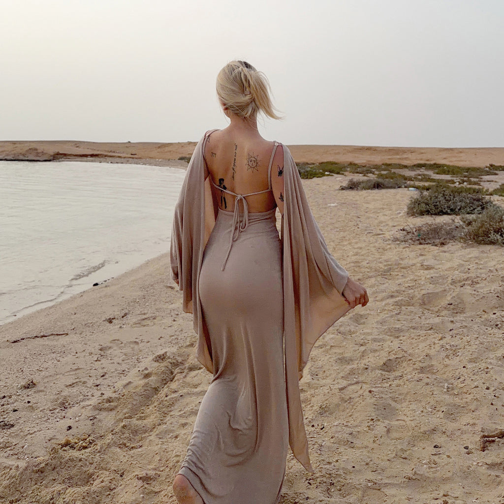 Women's Backless Cami Dress