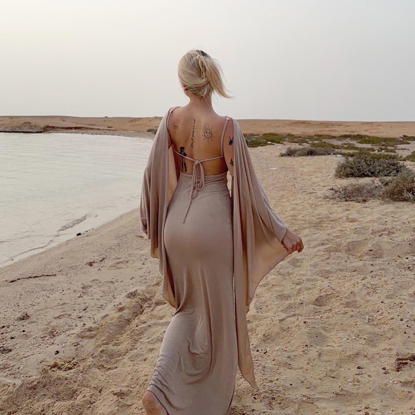 Women's Backless Cami Dress