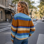 Women's Striped Knit Sweater