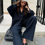 Women's Cotton Two-Piece Long Sleeve Pajama Set