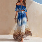 Women's Bohemian Tie Dress