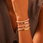 Pearl Engraved Bracelet