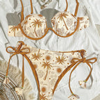 Printed Steel Bikini Swimwear