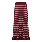 Wine Red Skirt