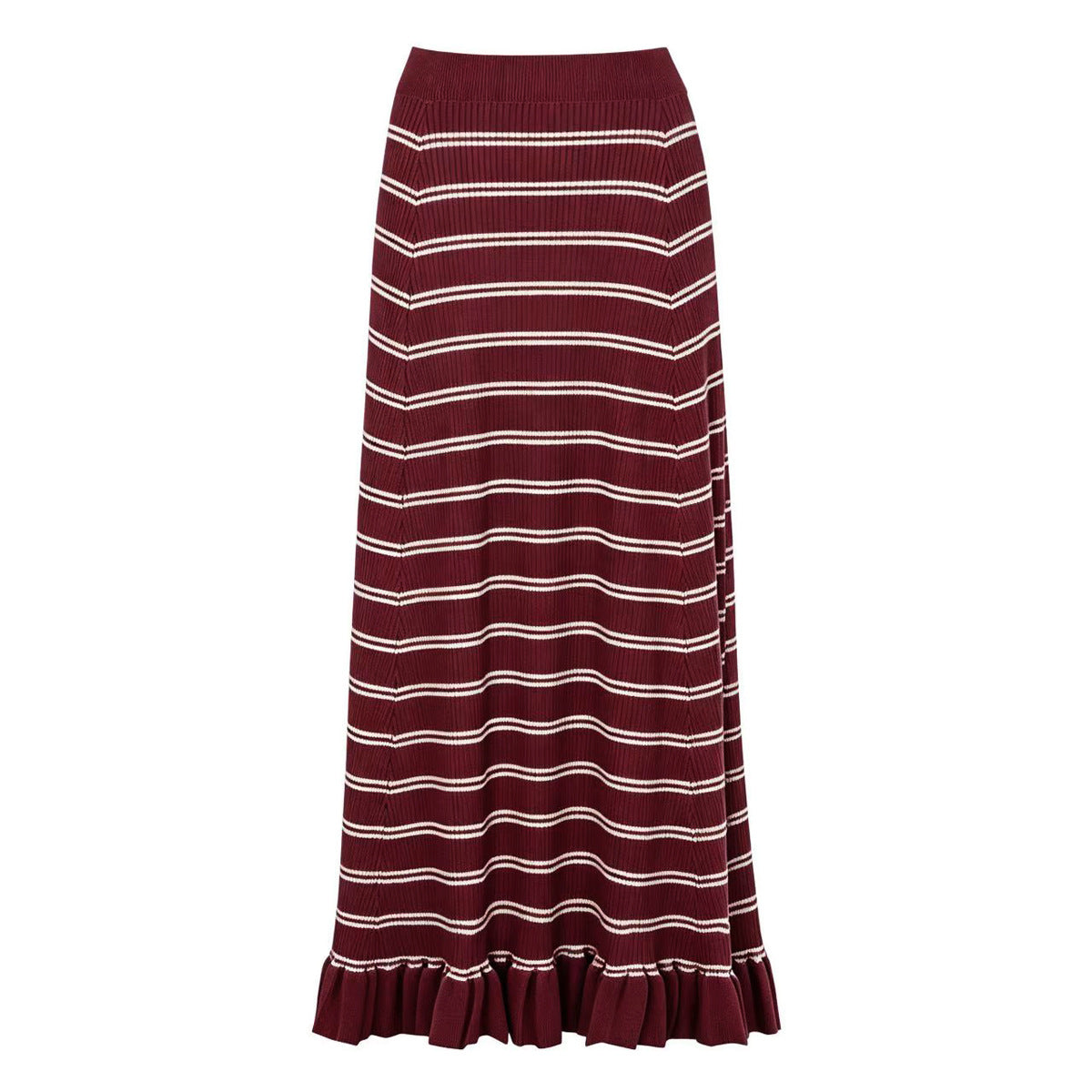 Wine Red Skirt