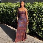 Women's Backless Maxi Dress