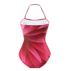 Conservative Digital One-piece Swimwear