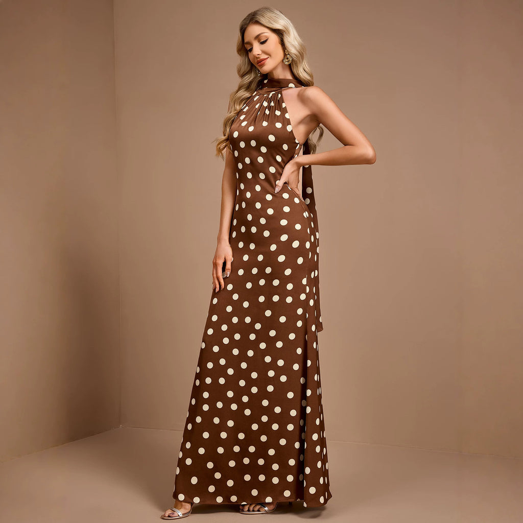 Women's Halter Sleeveless Dress