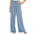Women's Loose Cotton Linen Wide Leg Pants