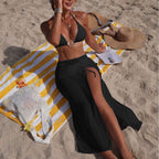 Solid Color Cover Up Swimwear