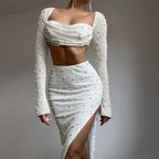 White Skirt Suit