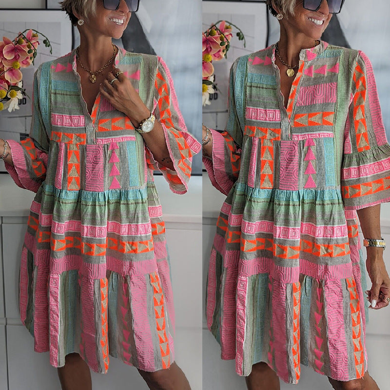 Women's V-neck Dress