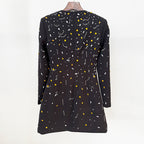 Women's Rhinestone Embellished Bodycon Dress