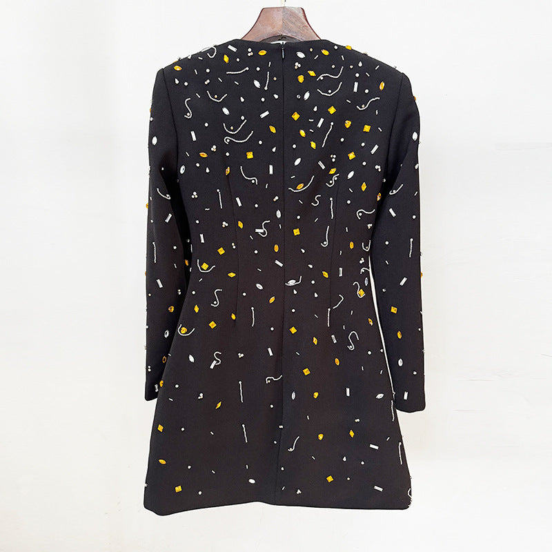 Women's Rhinestone Embellished Bodycon Dress