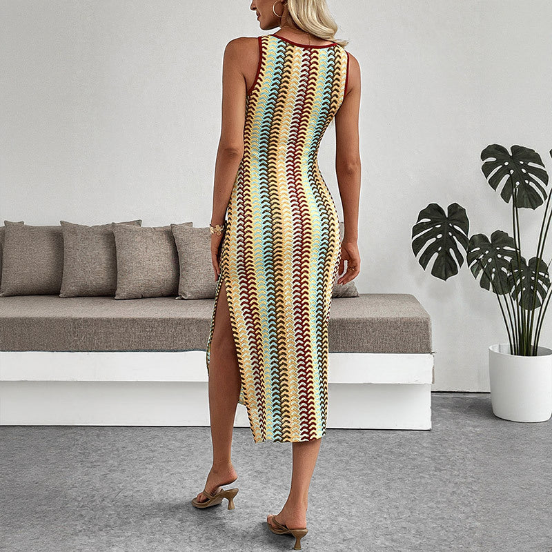 Women's Sheath Striped Dress