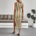 Women's Sheath Striped Dress