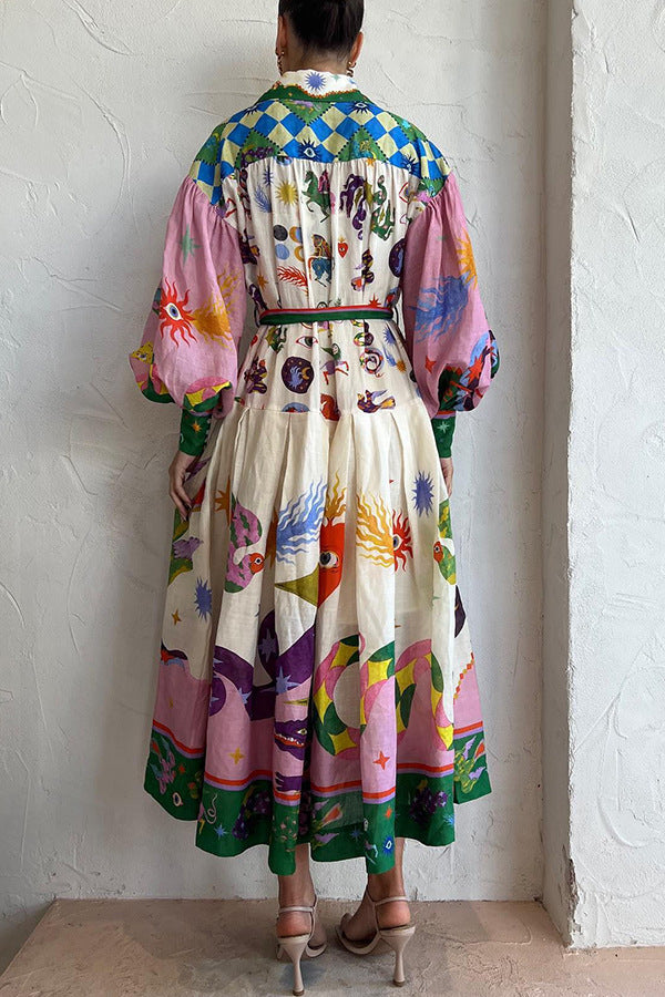 Women's Lace Pleated Dress