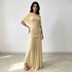 Women's Sleeveless Lace-Detail Maxi Gown