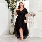 Women's Midi Short Sleeve Dress