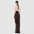 Women's Backless Halter Dress