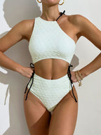 Solid Color One-piece Swimwear