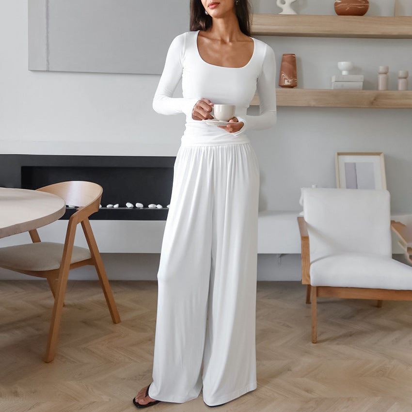 Soft Knit Long-Sleeve Pajama Set