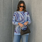 Women's Asymmetric Knit Sweater