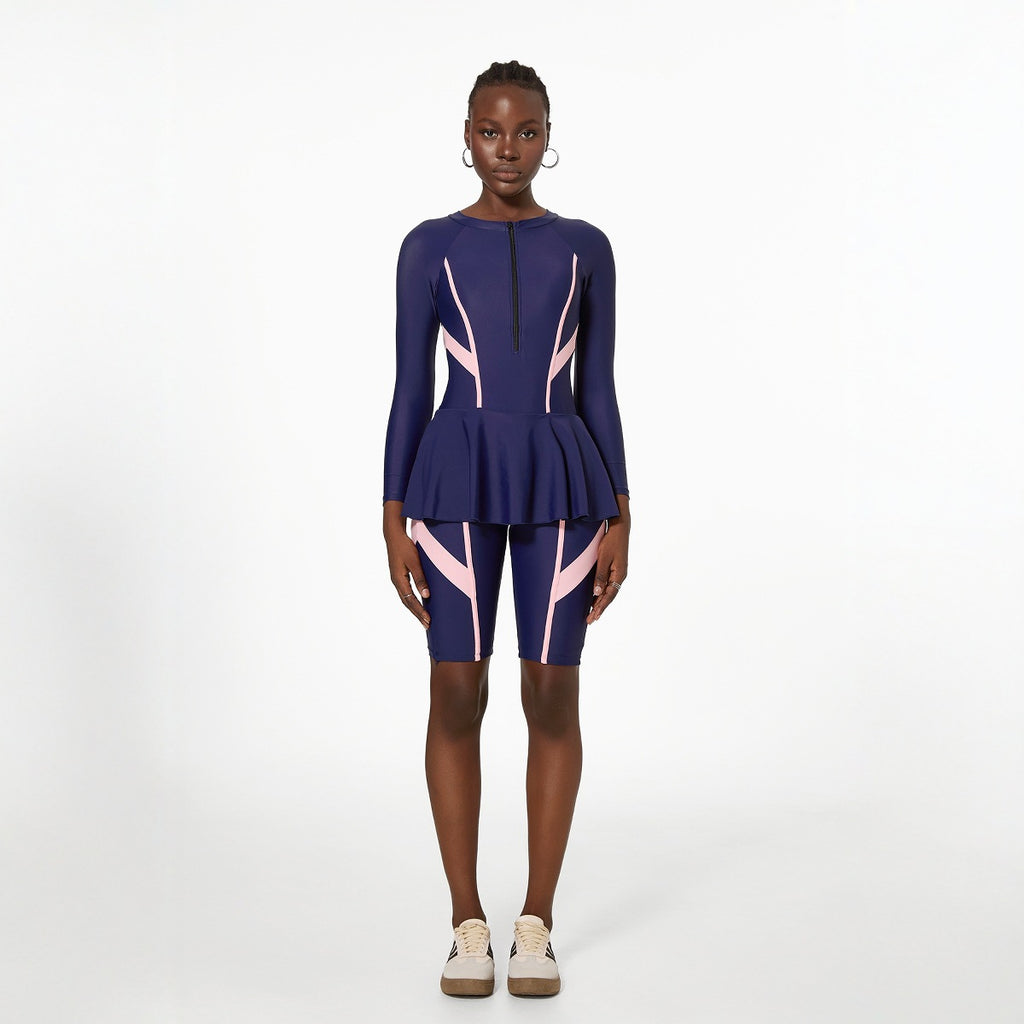 Siamese Conservative One-piece Swimwear