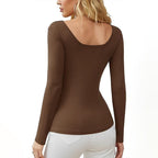 Women's Women Simple T Shirt Pleated Slim Slimming Youthful Looking