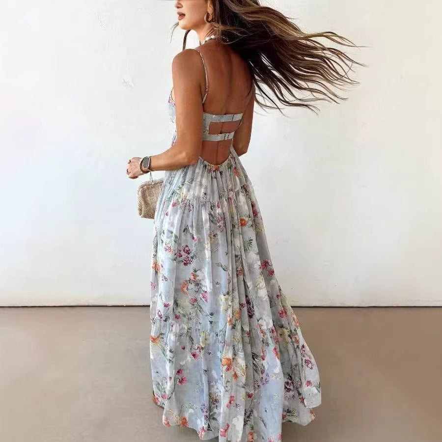 Women's Sling Floral Dress