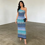 Women's Striped Sleeveless Dress