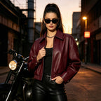 's Faux Leather Western Jacket