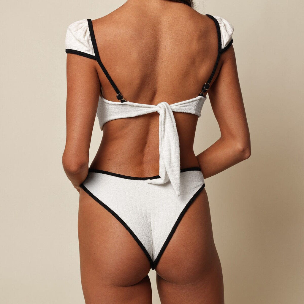 Solid Color Bikini Swimwear