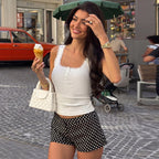 Sexy Lace Lace Spaghetti Strap Vest Women Summer Slim Fit