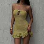 Women Clothing Summer Sexy Hollow Out CO out Decorative
