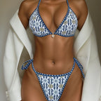 Split Ethnic Bikini Swimwear