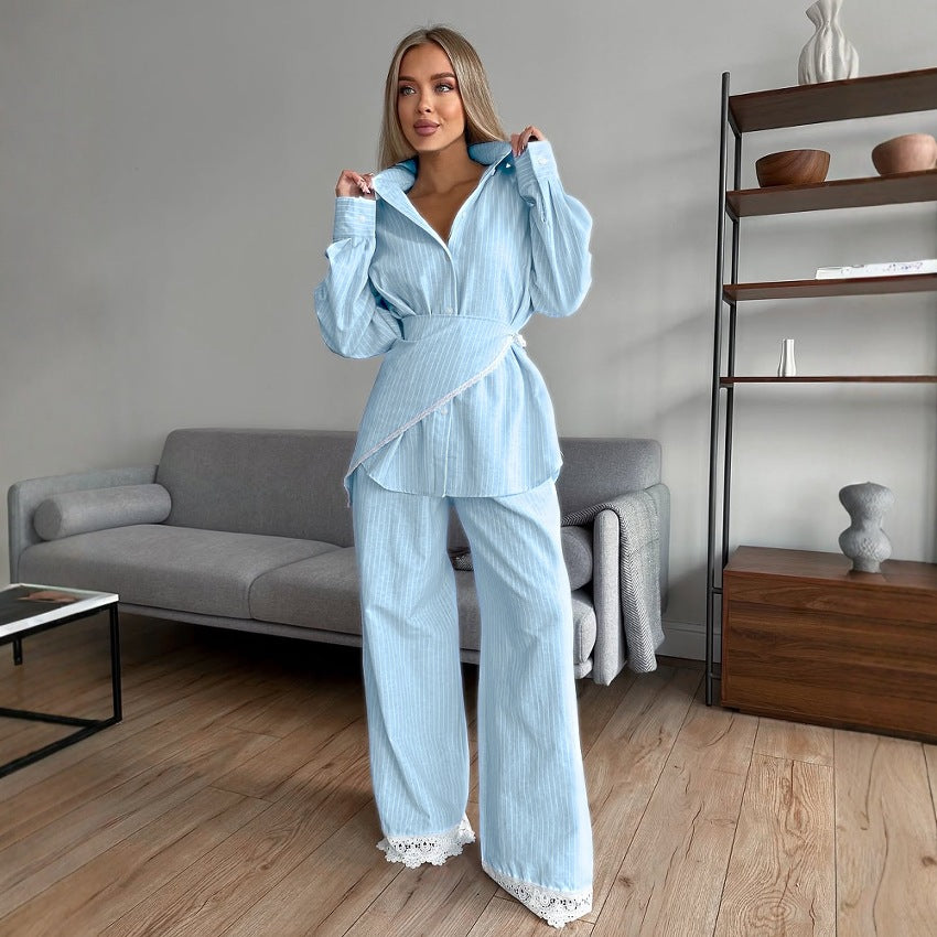 Striped Lounge Set