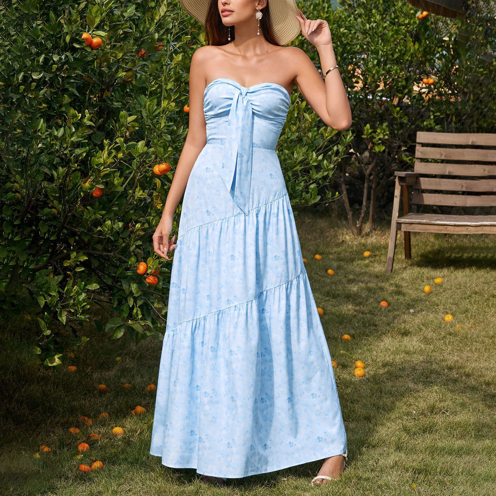 Women's Backless Maxi Dress