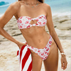 Tube Top One-piece Swimwear