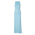 Women's Sleeveless Vest & Fishtail Skirt Set
