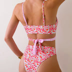 Multicolor One-piece Swimwear