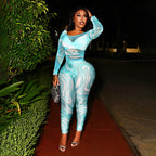 Summer Women Clothing Street Long Sleeve Mesh Sheer Top