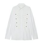 Retro Court Casual Shirt Autumn AllMatching Top Women
