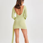 Women's Short Knitted Mini Dress