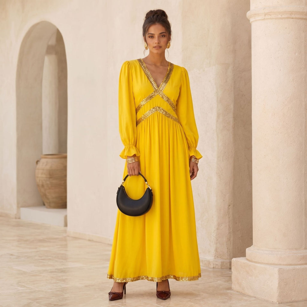 Women's Maxi Sequin Dress