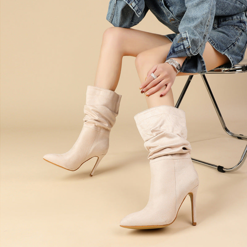 Women's 's Pointed-Toe Stiletto Ankle Boots